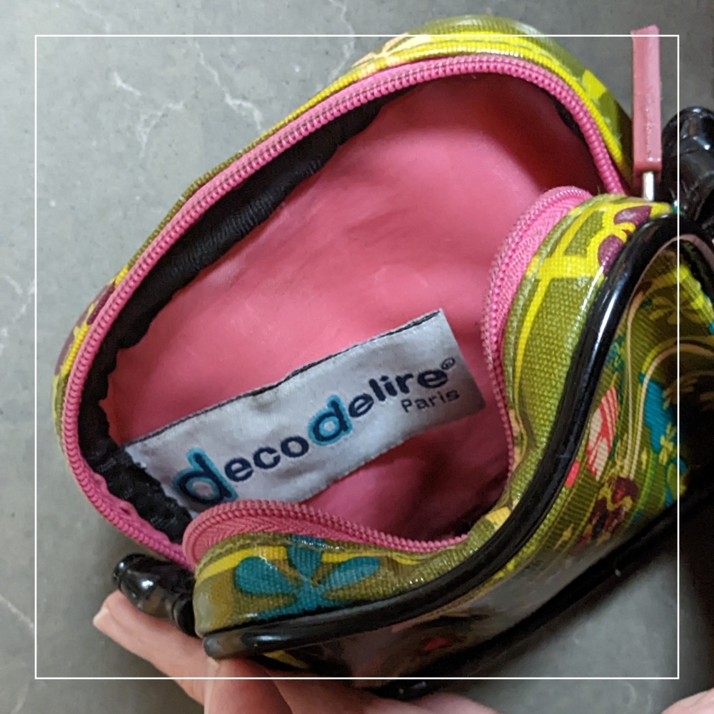 Colorful Vintage French Coin Purse - Picture 3 of 4